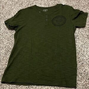 Express Men's Olive Short Sleeve Tee